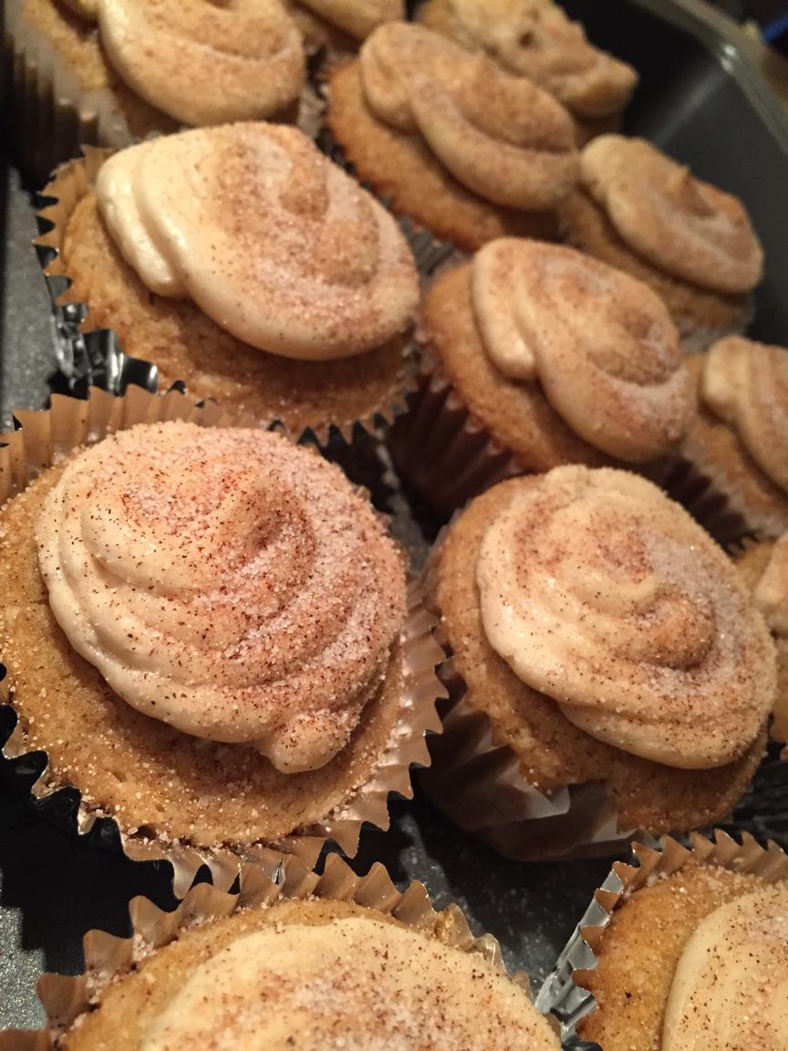 churro cupcake